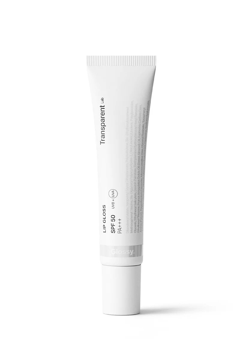TRANSPARENT-LAB LIPGLOSS SPF 50 - GLOSSY 15 ml