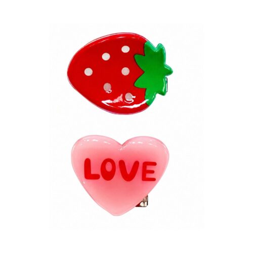 invisibobble CLIPSTAR GLOW KIDS Frutti Strawberry