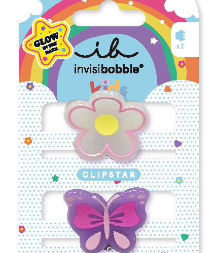 invisibobble CLIPSTAR GLOW KIDS Happy Flower