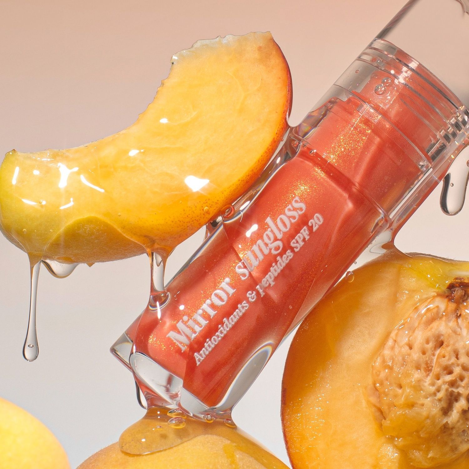 Mirror Sungloss Antioxidants Peptides Sparkling Bellini SPF 20+ PA++ - Зображення 3