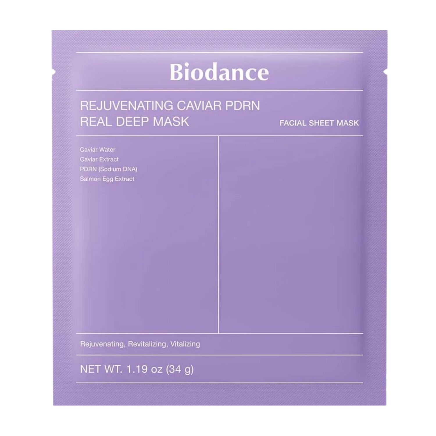 BIODANCE Rejuvenating Caviar PDRN Real Deep Mask