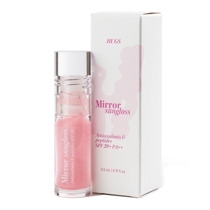 Hugs Mirror Sungloss Antioxidants & Peptides Heated Cherry SPF 20+ PA++
