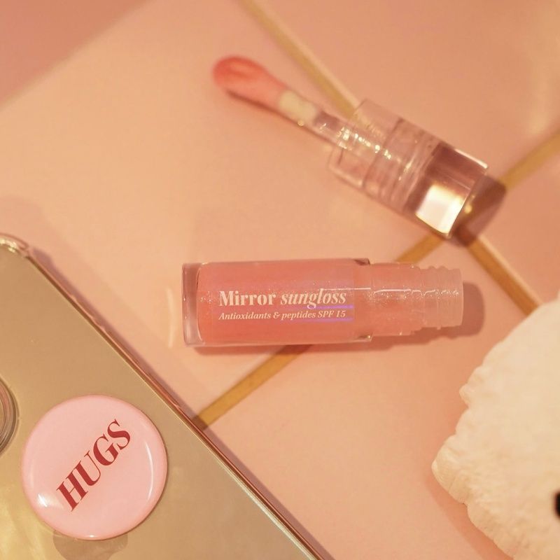 Hugs Mirror Sungloss Antioxidants & Peptides Heated Cherry SPF 20+ PA++ - Зображення 6