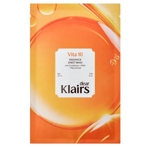 DEAR, KLAIRS Vita 10 Radiance Sheet Mask 25 ml