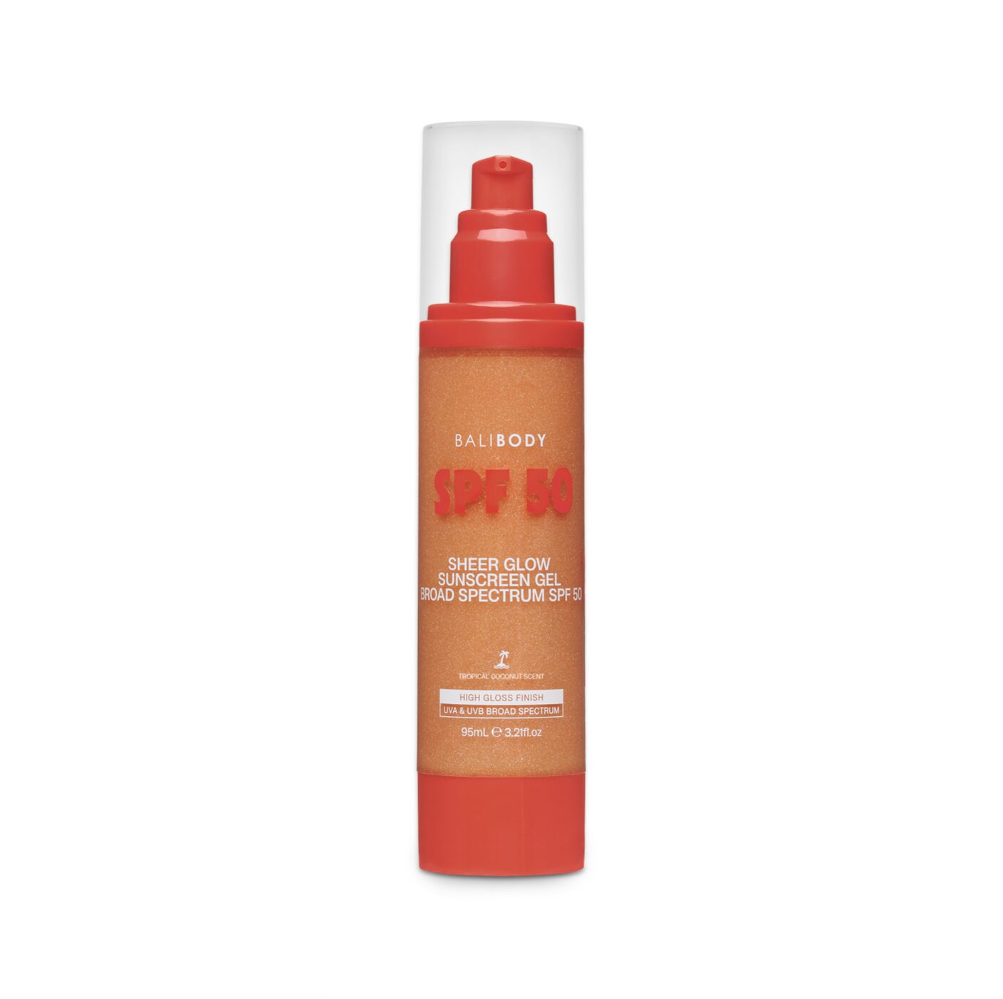 Bali Body Sheer Glow Sunscreen Gel SPF 50 95ml