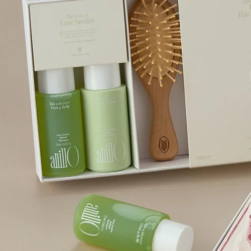 Alternative view of ANILLO Lime Sunday Hair and Brush Set