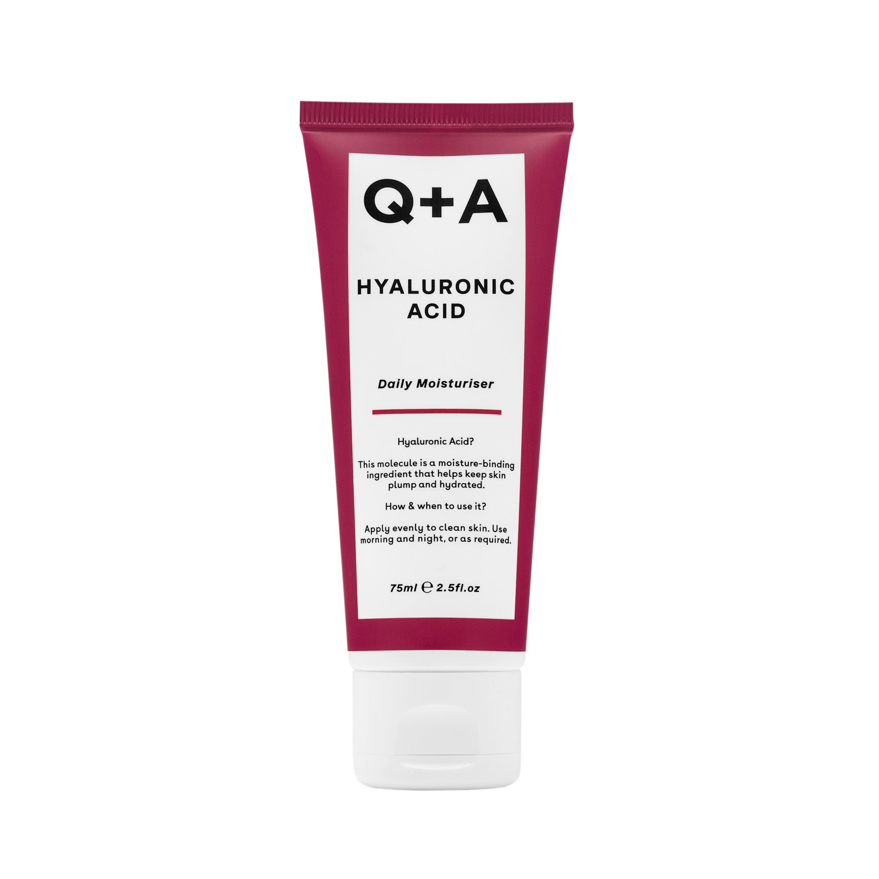 Q+A Hyaluronic Acid Daily Moisturiser 75 ml